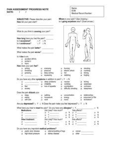 Massage Soap Notes Template Health Massage Therapy Soap Note for Soap Report Template