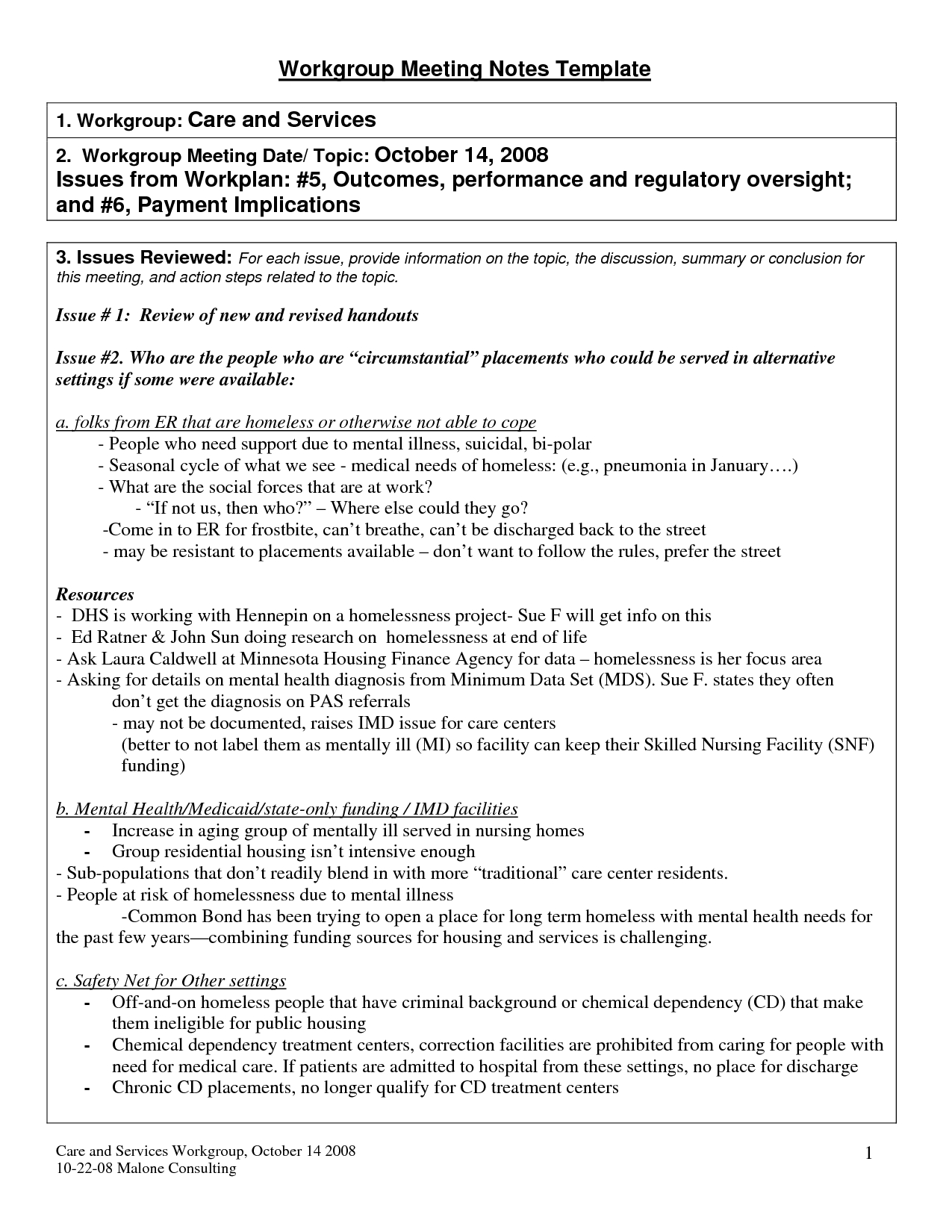 Meeting Summary Examples – Pdf | Examples Intended For Conference Summary Report Template