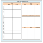 Menu Planner Template – 5 Free Templates In Pdf, Word, Excel Pertaining To Meal Plan Template Word