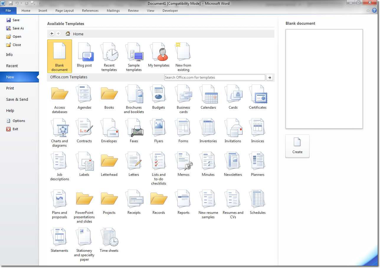 Microsoft 2010 Resume Templates – Oflu.bntl Inside Resume Templates Microsoft Word 2010