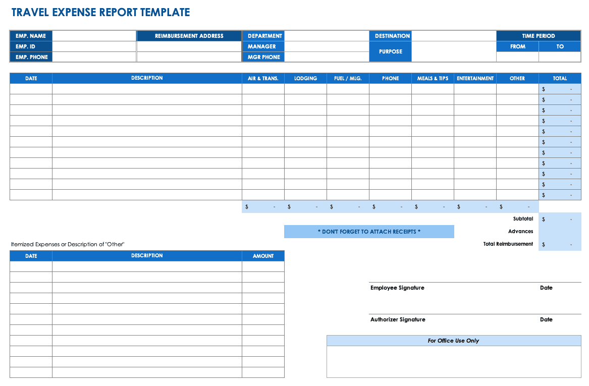 Microsoft Word Expense Report Template - Business Template Ideas With Microsoft Word Expense Report Template