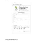 Microsoft Word File – Docsity In Enquiry Form Template Word