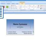 Microsoft Word – How To Make And Print Business Card 1/2 With Regard To Plain Business Card Template Microsoft Word