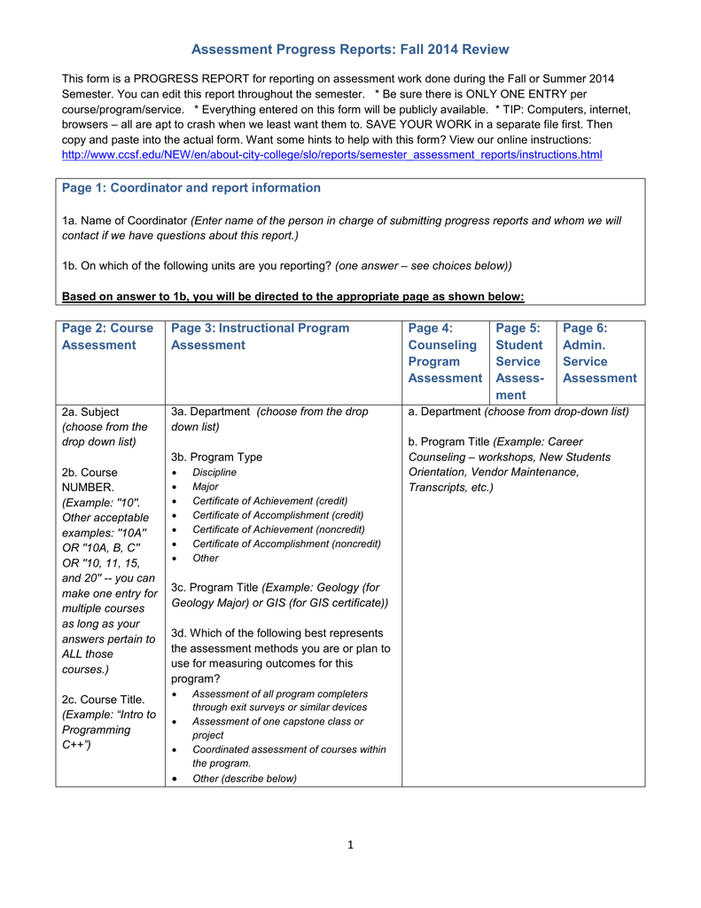 Microsoft Word Transcription Of Blank Reporting Form Intended For Summer School Progress Report Template
