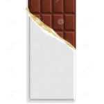 Milk Chocolate Bar In A Blank Wrapper Stock Vector Pertaining To Blank Candy Bar Wrapper Template