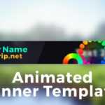Minecraft Server Banner Template (Gif) – "colorpop" Intended For Minecraft Server Banner Template