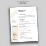 Modern Resume Template In Word Free – Used To Tech Intended For Microsoft Word Resume Template Free