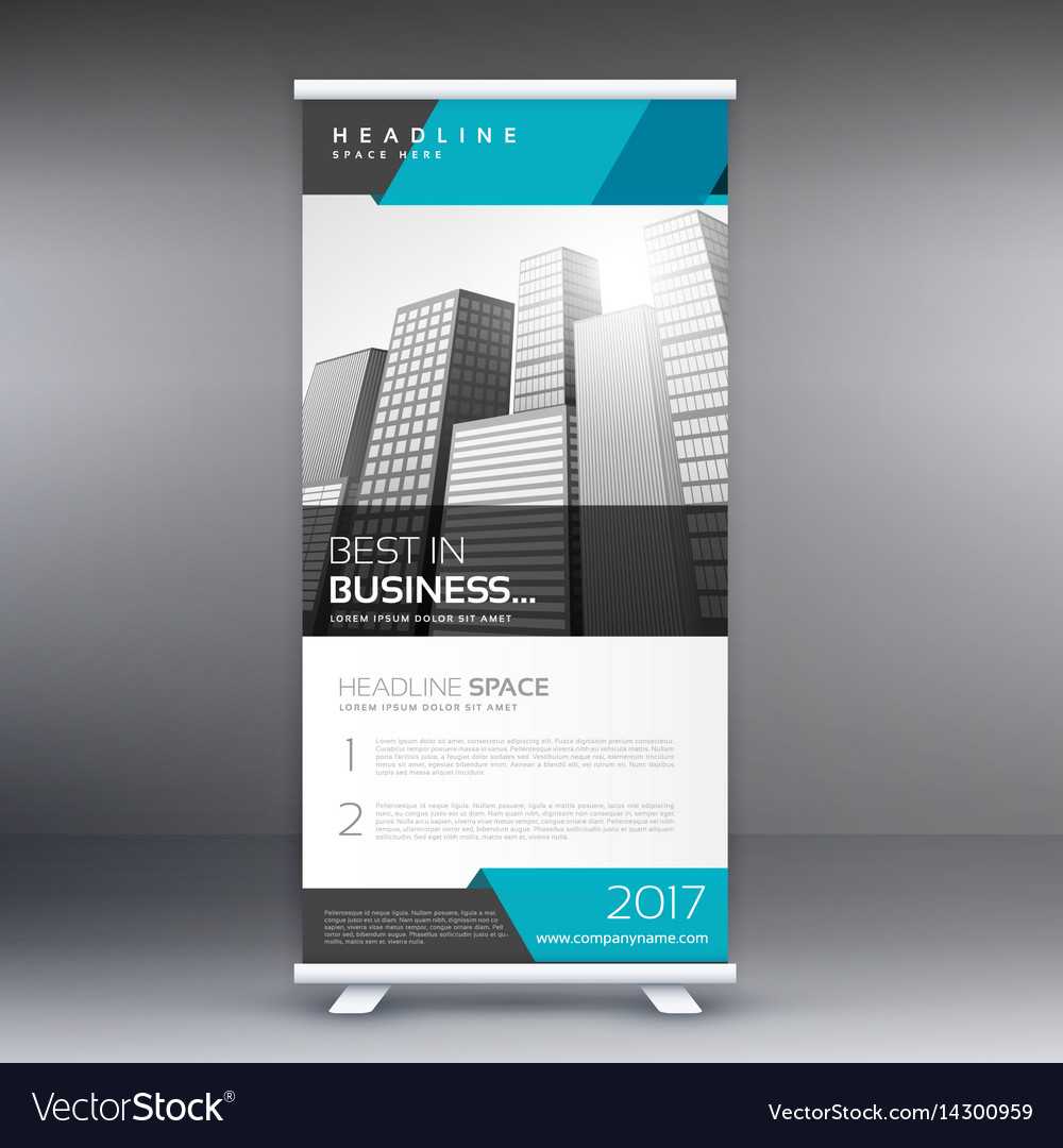 Modern Roll Up Banner Design Template Within Pop Up Banner Design Template