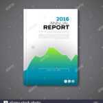 Modern Vector Annual Report Review Design Template With Big With Annual Review Report Template