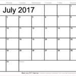 Month At A Glance Blank Calendar | Monthly Printable Calender In Month At A Glance Blank Calendar Template