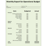 Monthly Report Template With Best Report Format Template