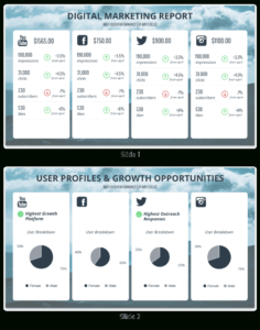 Monthly Social Media Report regarding Social Media Report Template