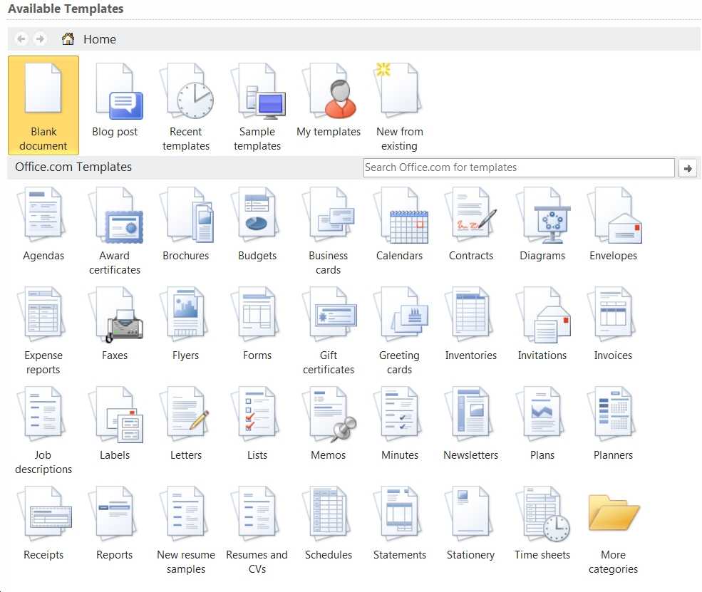 Ms Word 2010 — All The Templates You Need And Then Some Inside Memo Template Word 2010