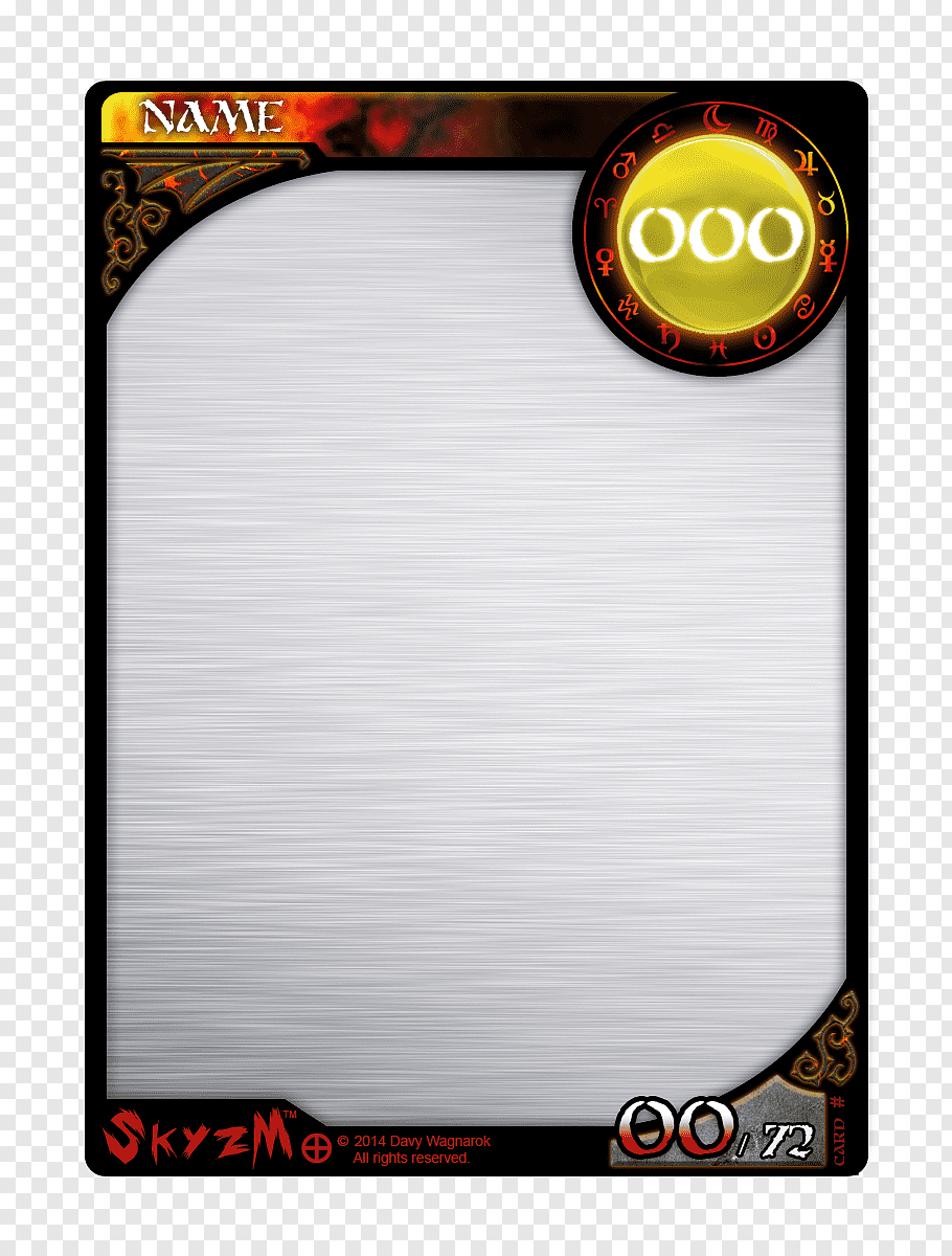 Multicolored Game Card Template, Template Collectable Regarding Blank Magic Card Template