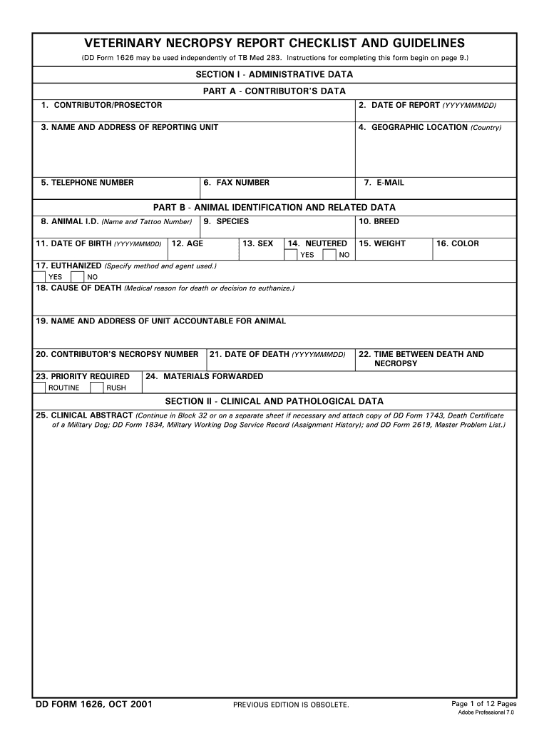 Necropsy Report Example – Fill Online, Printable, Fillable With Regard To Blank Autopsy Report Template