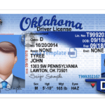 Oklahoma Driver License Template Throughout Blank Drivers License Template
