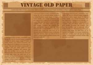 Old Newspaper Free Vector Art - (1,684 Free Downloads) within Blank Old Newspaper Template