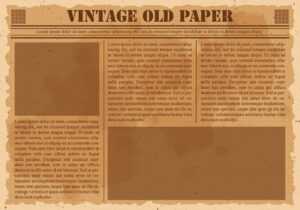 Old Newspaper Free Vector Art - (1,684 Free Downloads) within Old Newspaper Template Word Free