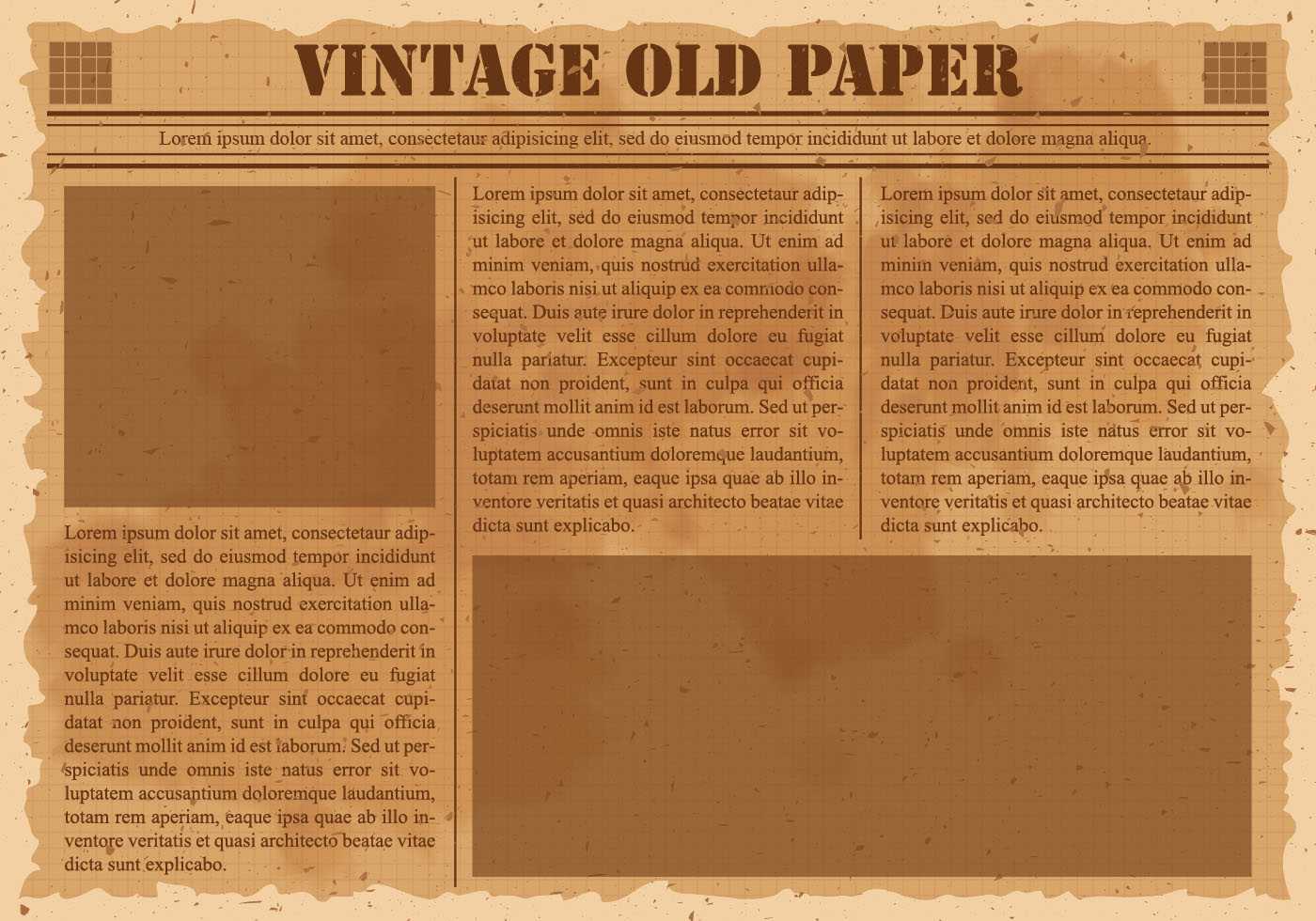 Old Newspaper Free Vector Art – (1,684 Free Downloads) Within Old Newspaper Template Word Free