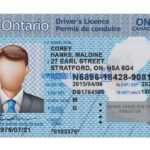 Ontario Driver License Psd Template Within Blank Drivers License Template