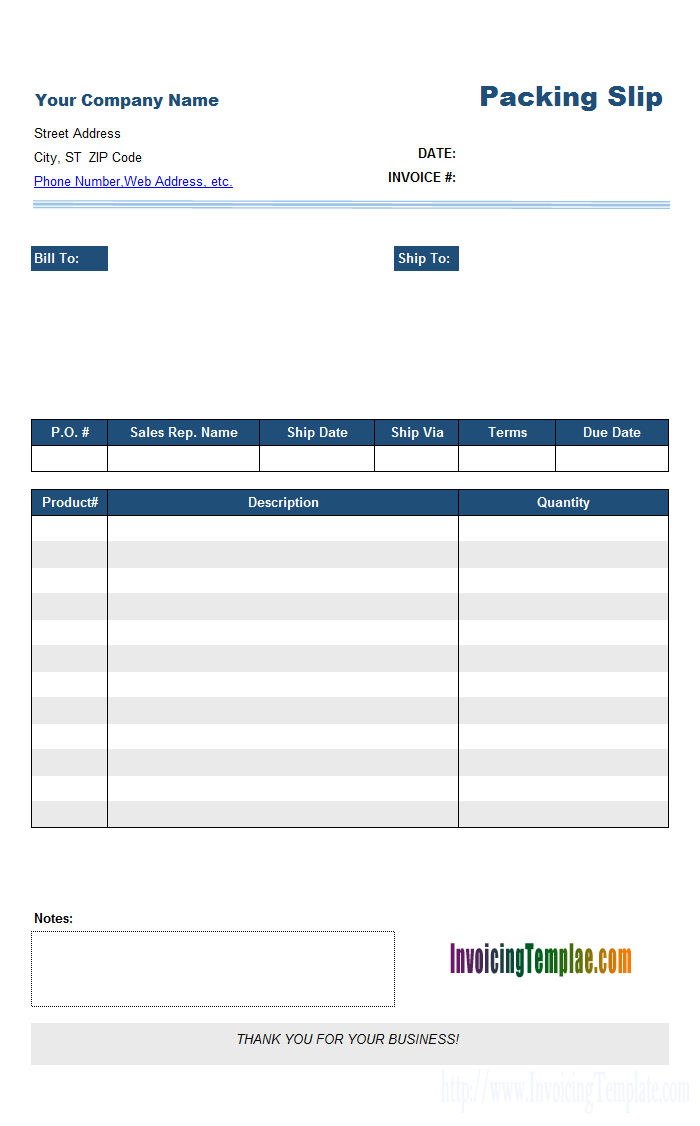 Packing List Template Throughout Blank Packing List Template