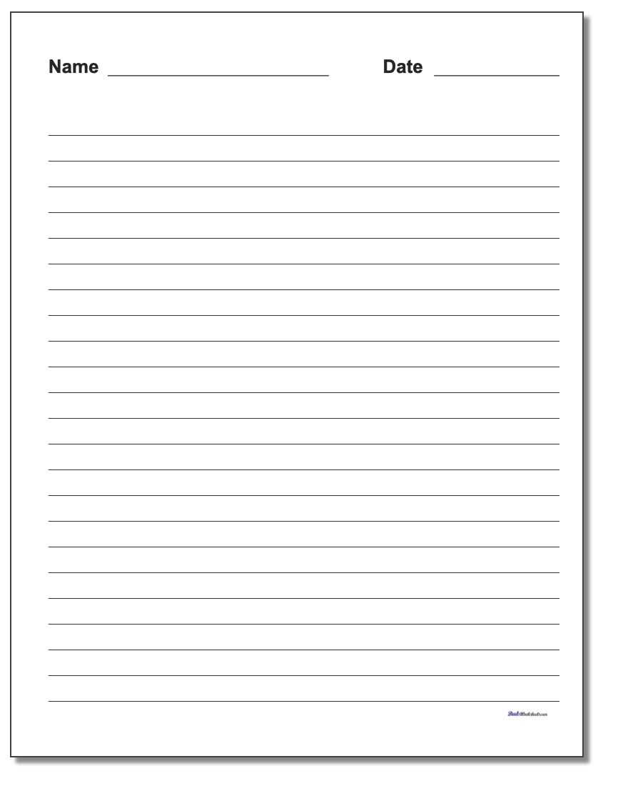 Paper With Lines Printable | Template Business Psd, Excel In Ruled Paper Template Word
