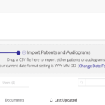 Patient & Audiogram Import Instructions Regarding Blank Audiogram Template Download