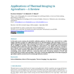 Pdf) Applications Of Thermal Imaging In Agriculture – A Review Intended For Thermal Imaging Report Template