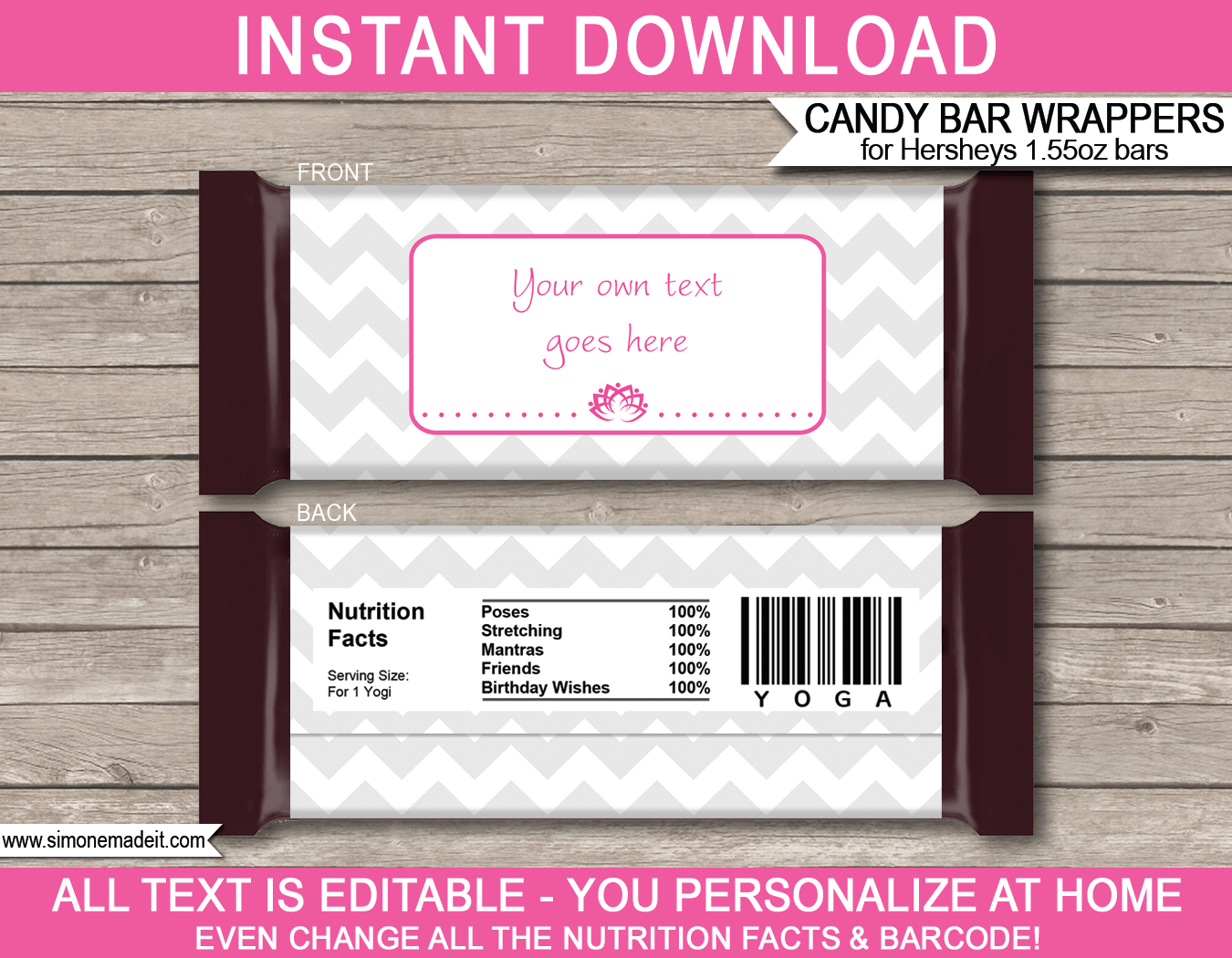 Personalized Candy Bar Wrappers Template Free ] – Candy Bar For Free Blank Candy Bar Wrapper Template