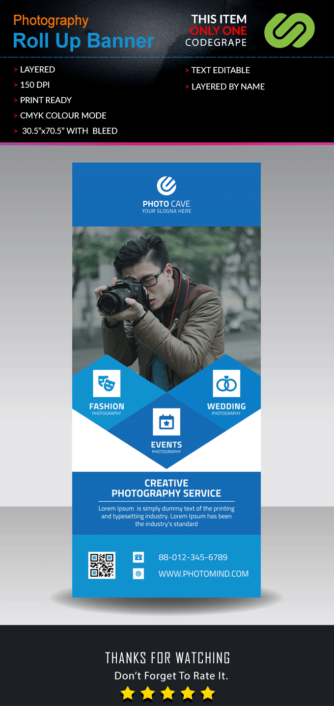 Photography Roll Up Banner Inside Photography Banner Template