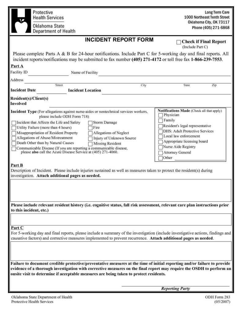 Physical Security Incident Report Template And Free Throughout Physical Security Report Template