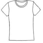 Plain Tshirt Clipart Pertaining To Blank Tshirt Template Printable