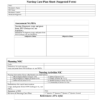 Plan Of Care Template – 2 Free Templates In Pdf, Word, Excel Intended For Nursing Care Plan Template Word