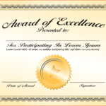 Png Certificates Award Transparent Certificates Award inside Blank Certificate Of Achievement Template