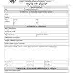 Police Incident Report Form – 3 Free Templates In Pdf, Word Throughout Incident Report Form Template Word