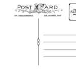 Postcardpedia: Free Printable Postcard Templates With Free Blank Postcard Template For Word