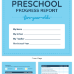 Pre-K Progress Report for School Progress Report Template