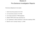 Presentence Investigation Report Form – Texas Free Download For Presentence Investigation Report Template