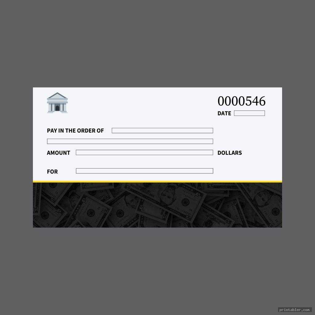 Pretend Checks Template – Oflu.bntl With Blank Business Check Template Word