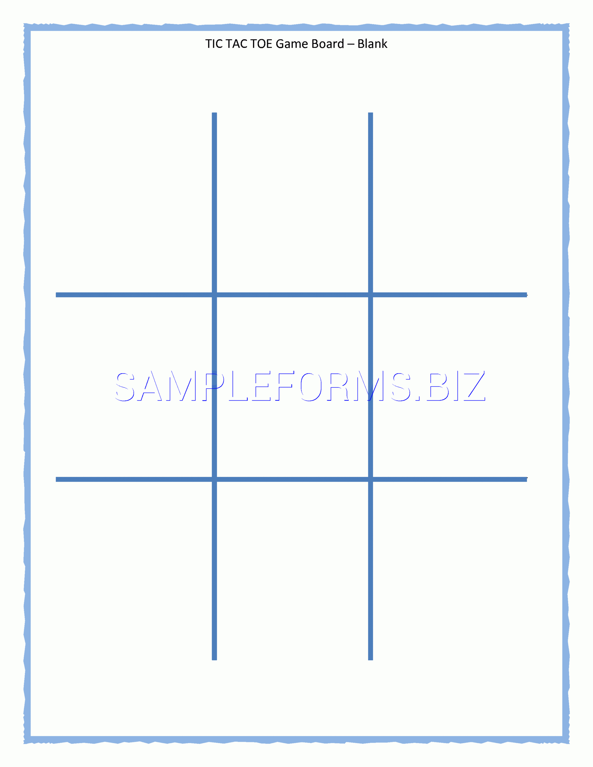 Preview Pdf Tic Tac Toe Game Board, 1 For Tic Tac Toe Template Word