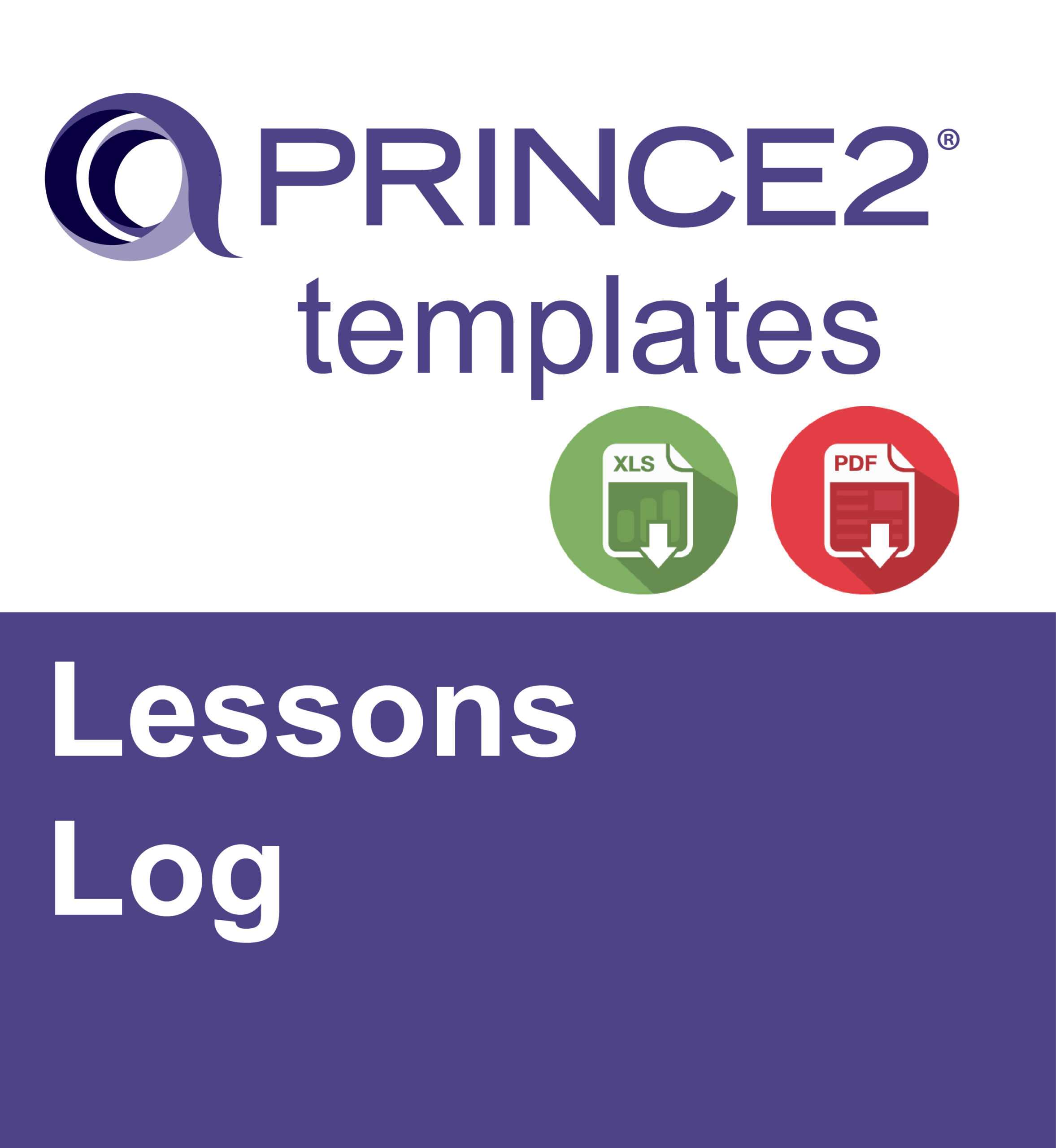 Prince2 Lessons Log With Prince2 Lessons Learned Report Template