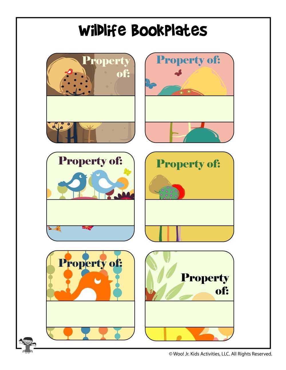 Printable Bookplates For Kids | Woo! Jr. Kids Activities Regarding Bookplate Templates For Word