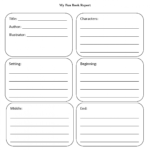 Printable Englishlinx Book Report Worksheets Book Report For Book Report Template Middle School