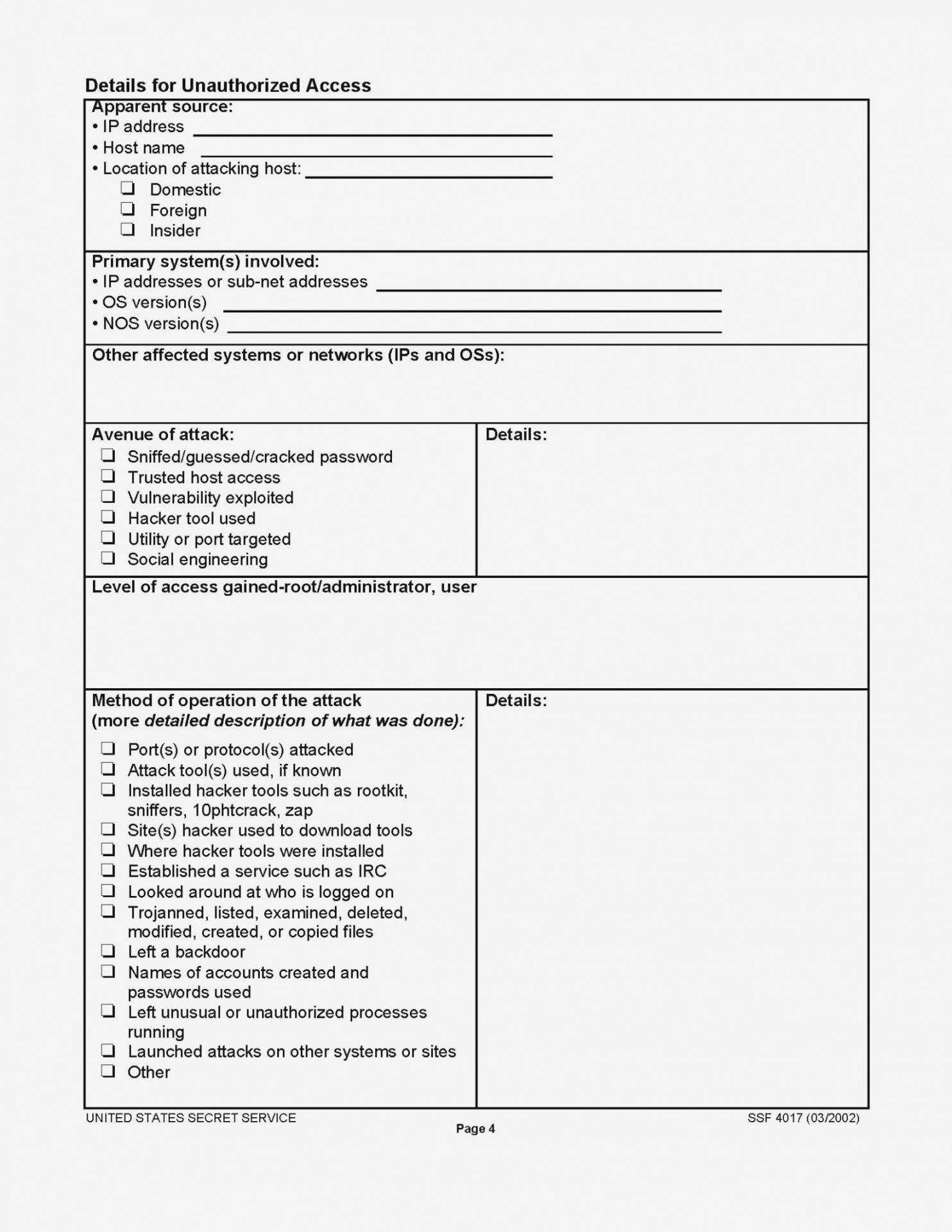 Printable Incident Report Howto Guide For The Cccd Response Within Itil Incident Report Form Template