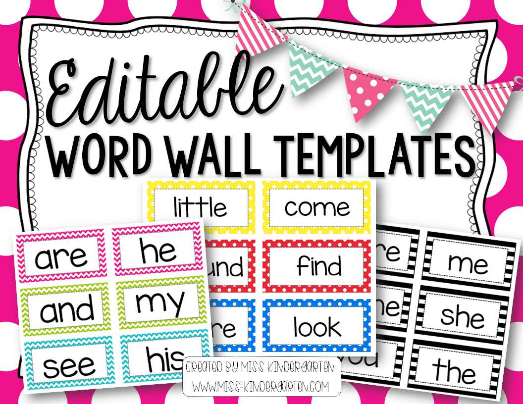 Printable Portable Word Wall Template – Gubel Regarding Blank Word Wall Template Free