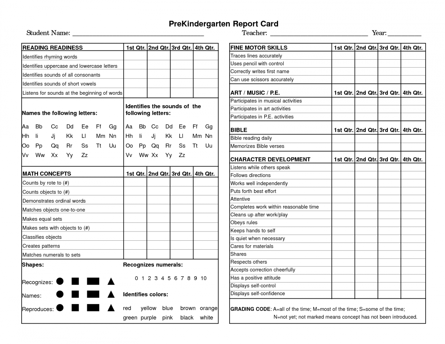 Printable Preschool Progress Report Template Childcare Pertaining To Preschool Weekly Report Template