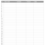 Printable Sign Up Worksheets And Forms For Excel, Word And Pertaining To Free Sign Up Sheet Template Word