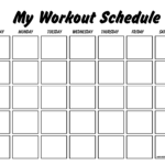 Printable Workout Log Sheets | Templates At throughout Blank Workout Schedule Template