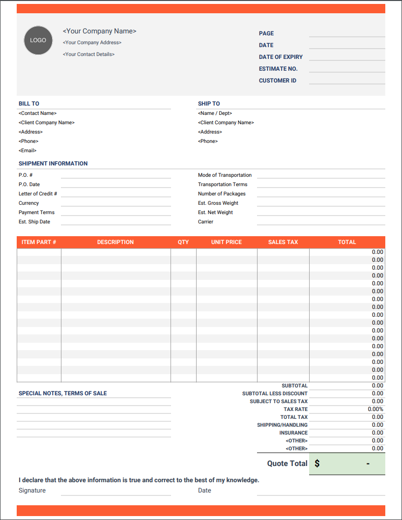 Pro Forma Invoice Templates | Free Download | Invoice Simple Throughout Free Proforma Invoice Template Word