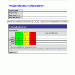 Progress Monthly Status Report (Word) – Flevypro Document Intended For Monthly Status Report Template